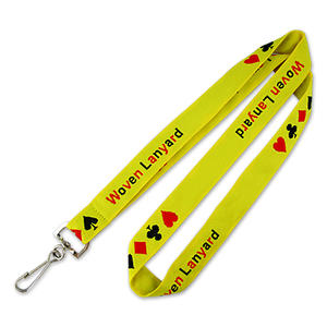 Custom Woven Logo Lanyards with Simple Lanyard Designs wholesale from Jian